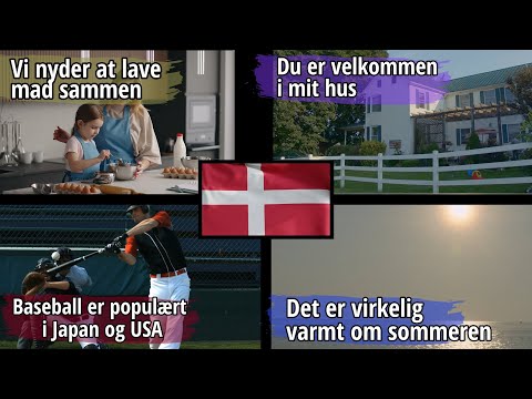 +500 Simple Danish Sentences with Comprehensible Input