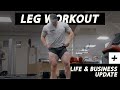 LEG DAY!! IFBB Pro MP legs and a life update