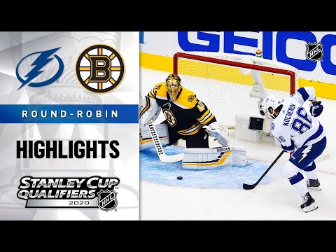 NHL Highlights | Lightning @ Bruins, Round Robin - Aug. 5, 2020