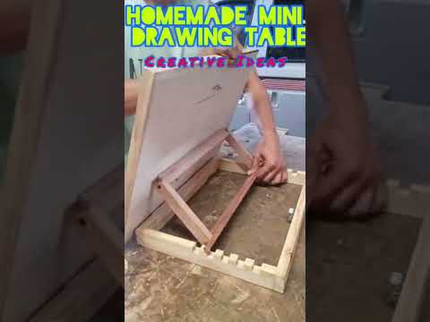 Homemade Mini Drawing Table, Creative Ideas