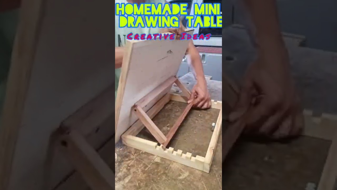 Homemade Mini Drawing Table, Creative Ideas