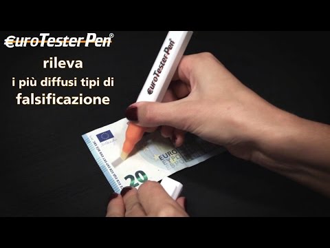 EUROTESTERPEN consente di verificare banconote sospette in ogni condizione