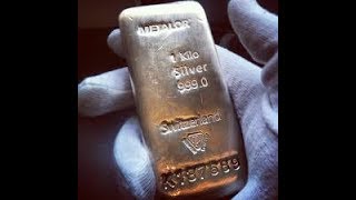 Silver from a Silver mine. Making Silver Bars. ask Jeff Williams