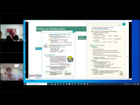 Conférence en ligne présentation du cahier 'La Grammaire par les exercices' 6e spécial DYS