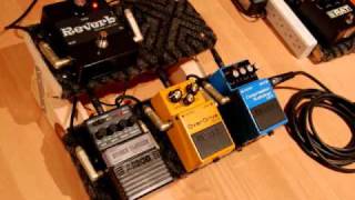 Video thumbnail for MIJ Arion SFL-1 stereo flanger demo by SurfGreenTelecaster