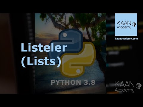 61-) (Python Kursu) - Listeler (Lists)