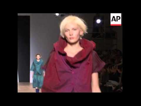 Issey Miyake reveals autumn winter collection in Paris