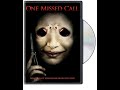Opening To One Missed Call DVD 2008 Standard Side