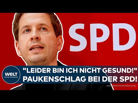 KEVIN KÜHNERT: "Leider bin ich nicht gesund!" Paukenschlag! SPD-Generalsekretär tritt sofort zurück!