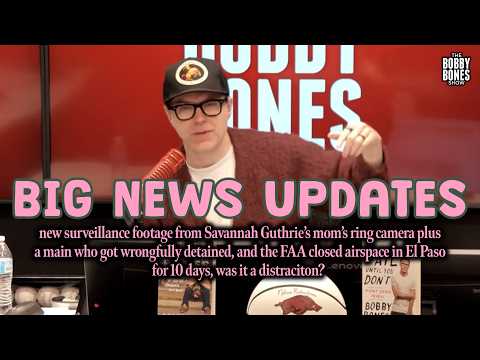 Surveillance Footage Released in Nancy Guthrie’s Case, & FAA Closed Airspace