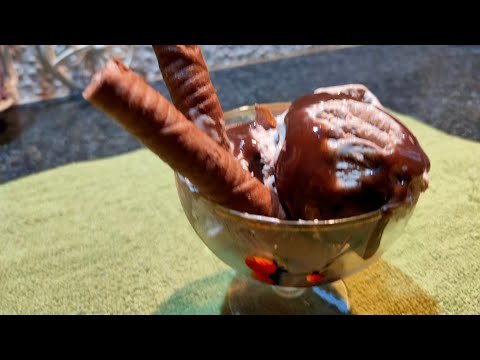 Chocolate ice cream with 3 ingredients ||very easy recipe