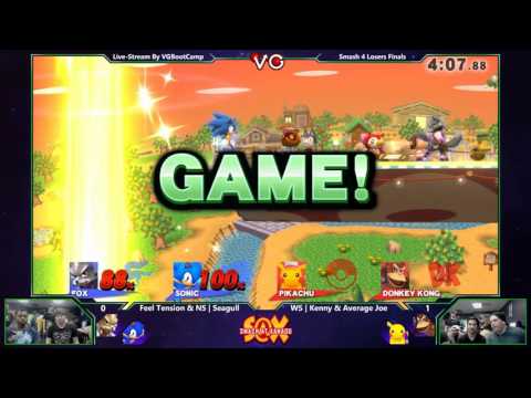 S@X Monthly - Feel Tenson & NS | Seagull Vs. WS | Kenny & Average Joe -  LF - Smash 4