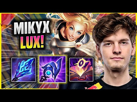 MIKYX TRIES LUX NEW BUFFS! - G2 Mikyx Plays Lux SUPPORT vs Sona! | Patch 11.21