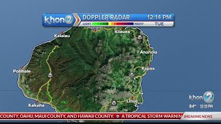 What to expect on Kauai from TS Olivia (9/11 at noon information)