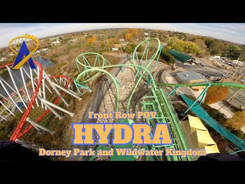 Hydra Roller Coaster POV from Dorney Park