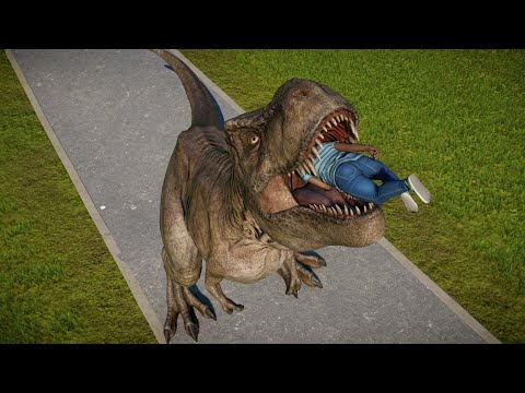 STARVING T-REX SET LOOSE - Jurassic World Evolution