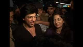 SRK & Juhi Chawla on KKR win