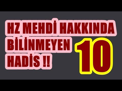 HZ.PEYGAMBERİMİZ'İN (S.A.V) DİLİNDEN HZ. MEHDİ !!!