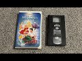 The Little Mermaid 1990 VHS Ink Label Copy Overview Overdue Video
