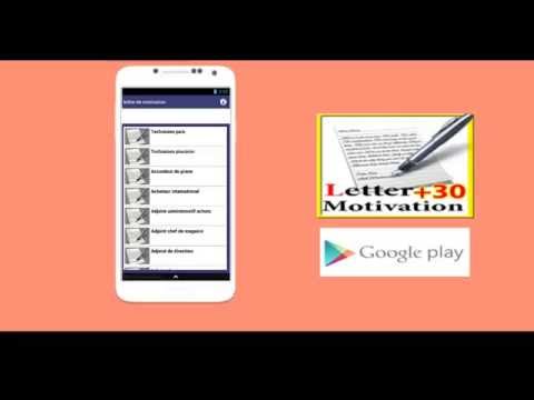 motivation letter Video