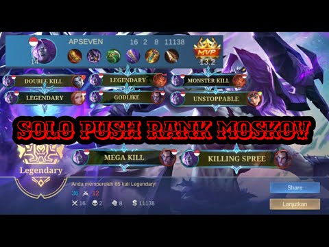 SOLO PUSH RANK S29 MOSKOV TO MYTHIC. GAMEPLAY MOSKOV