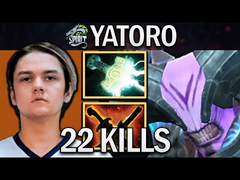 SPIRIT.YATORO FACELESS VOID WITH 22 KILLS - DOTA 2 7.31B GAMEPLAY