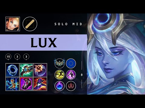 Lux Mid vs Syndra - EUW Challenger Patch 25.22