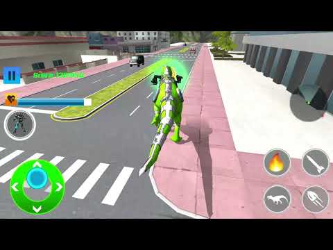 Dino Transform Car Robot Shooting Robot Games #07 - Android Robot Gameplay