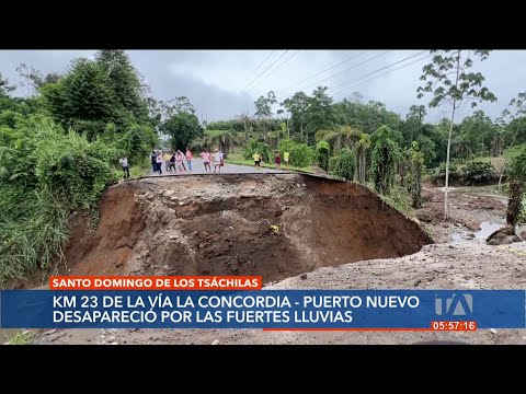 Desaparece parte de la Vía La Concordia- Monterrey tras fuertes lluvias