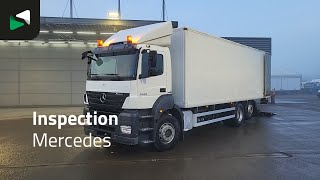 شاحنة مقفلة Mercedes-Benz Axor 2536 Axor 6X2 Lift+Steering Axle 1500kg Ladebordwand Automa | صورة 4 - Autoline