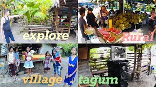preview picture of video 'Welcome to the trip in the Philippines simple village with happy people on Tagum Davao 2018'