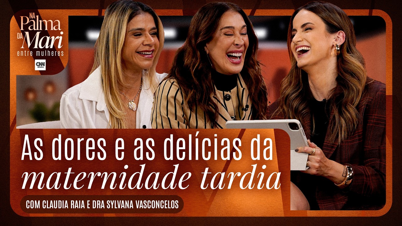 AO VIVO: Claudia Raia e sua ginecologista na estreia do Na Palma da Mari — Entre Mulheres