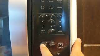 Easy Setting power level on overhead Whirlpool microwave. Set Cook time, Press Cook Power, hit 1-9