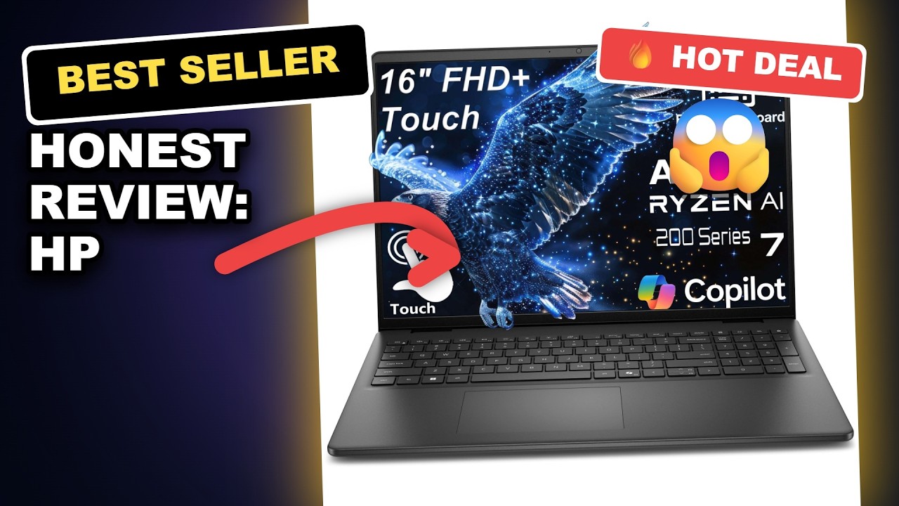 Honest Review: HP OmniBook 16 2K Touch Laptop, Intel Ultra 7 255U CPU, 32GB RAM, 1TB SSD