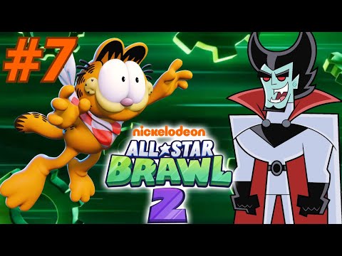 NICKELODEON ALL-STAR BRAWL 2 PARTE 7 GARFIELD ODEIA SEGUNDAS-FEIRAS !