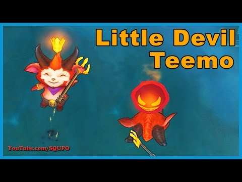 Little Devil Teemo Skin Spotlight - New Skin (League of Legends)