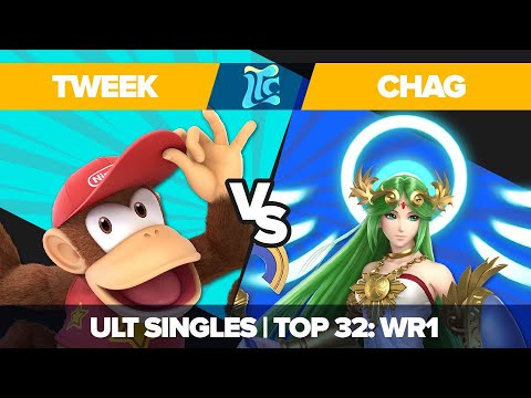 Tweek vs Chag - Ultimate Singles Top 32: WR1 - Low Tide City | Diddy Kong vs Palutena