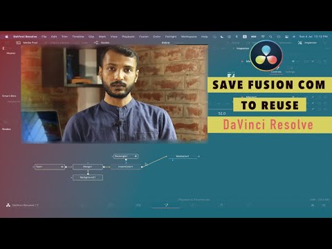 How to Export Fusion Composition to Reuse in DaVinci Resolve