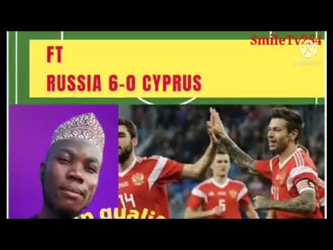 World cup qualifiers || Russia 6-0 CYPRUS