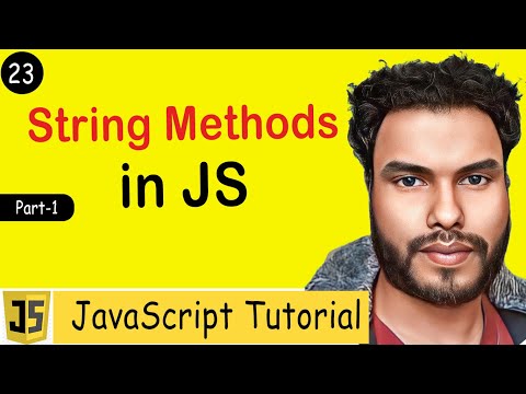 23 String Methods In Javascript Useful String Manipulating Methods Js Tutorial