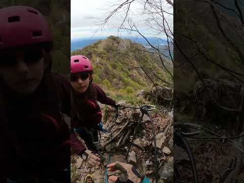 MONTE RESEGONE - FERRATA DEL CENTENARIO - Lago Di Lecco 04.2024