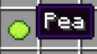 WHAT? Mojang added a pea?!