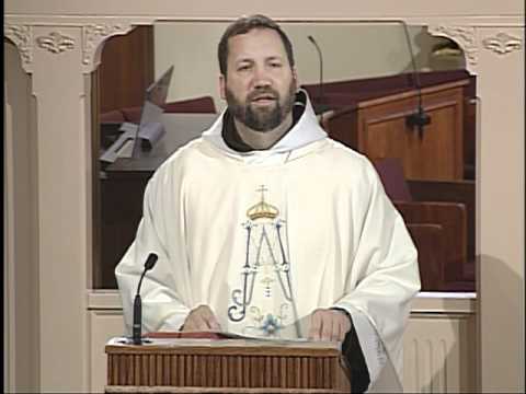 Homilia 2012-01-14 - el P Mark Mary MFVA - Misa votiva de la Santisima Virgen Maria