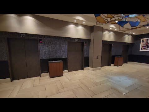 Otis Traction Central Tower Elevators @ The STRAT Hotel, Las Vegas, NV