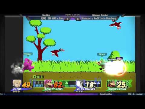 Nebulous Prime #32: Smash 4 Doubles - iQHQ | DKwill & Ben VS Monster & John Numbers