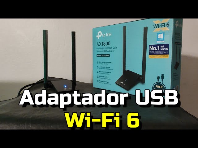 Vídeo relacionado con TP-Link Archer TX20U Plus - Adaptador WiFi 6 USB, AX1800 Doble Banda