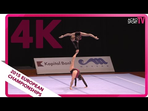 Bartashevich, Mikhnovich - Belarus - Senior balance final - European Championship 2015
