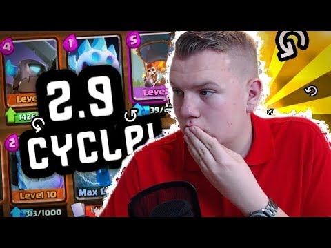INSANE CYCLE! 2.9 Balloon Deck! LIVE Battles in Grand Challenges! - Clash Royale
