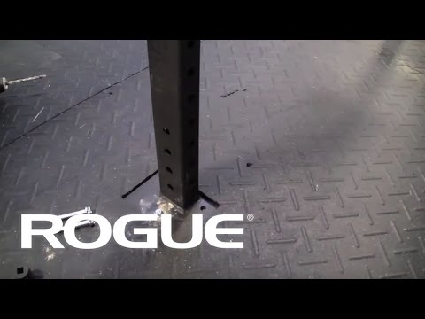 Anbringen eines Rogue Racks an Beton