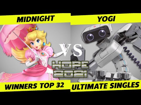 HOPE 2021 Winners Top 32 - Midnight (Peach) vs. Yogi (ROB) - SSBU